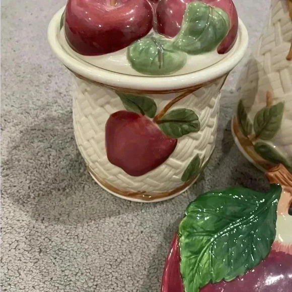 Apple kitchen set cookie jar - Picture 5 of 6